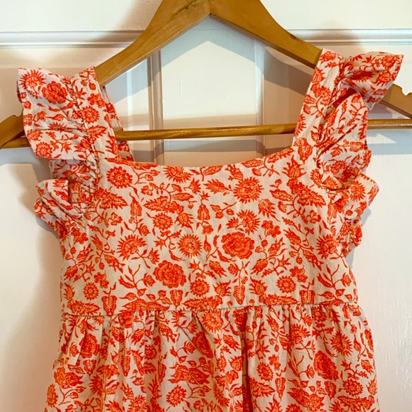 Girls floral dress size 7/8 M - Picture 2 of 4